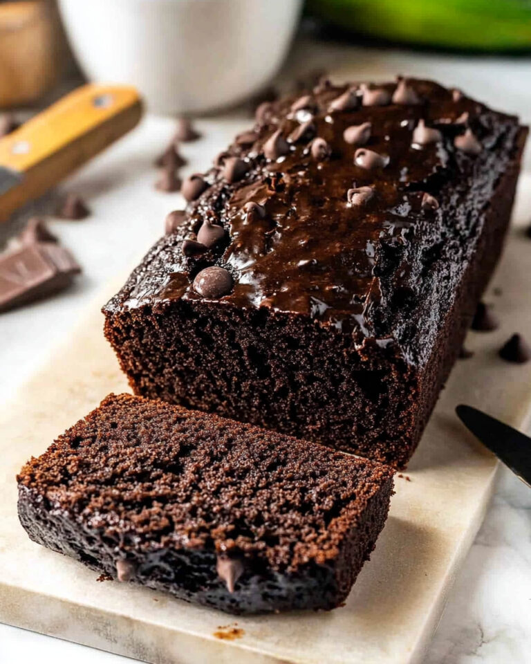 Double Dark Chocolate Zucchini Bread