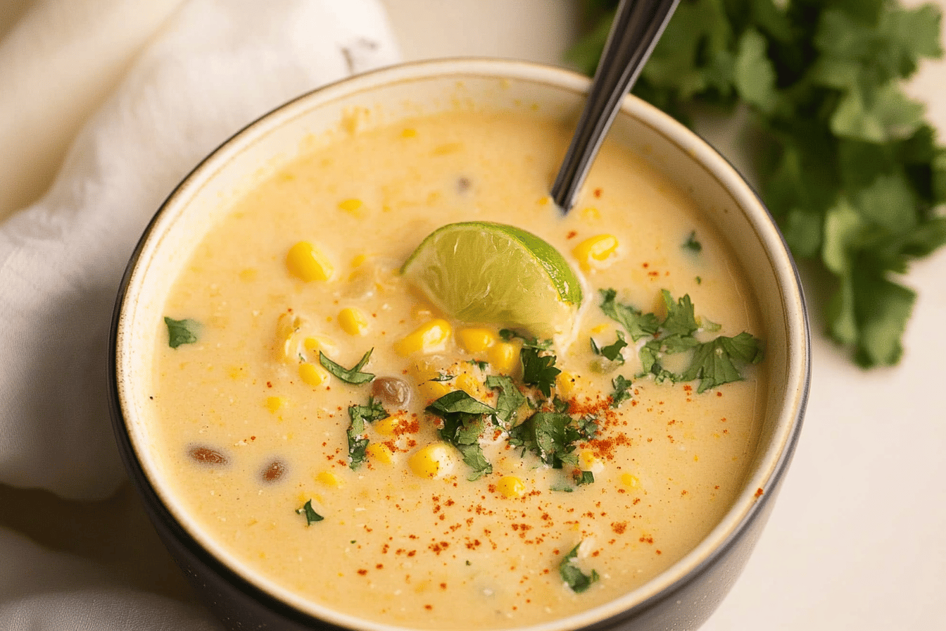 Copycat Panera Mexican Street Corn Soup