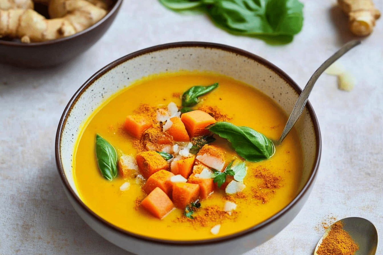 Ginger Turmeric Carrot Soup