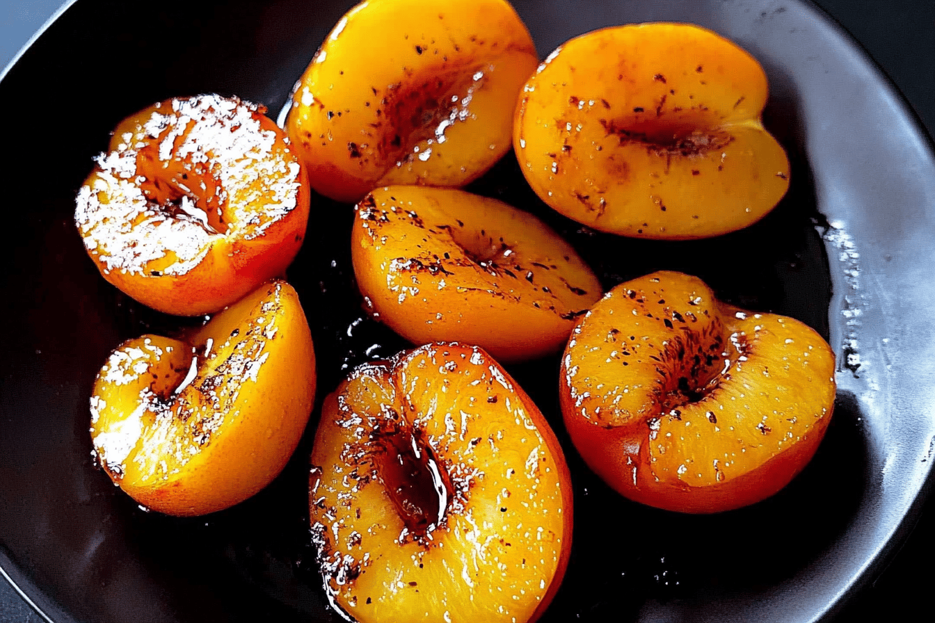 Pan Fried Peaches Recipe