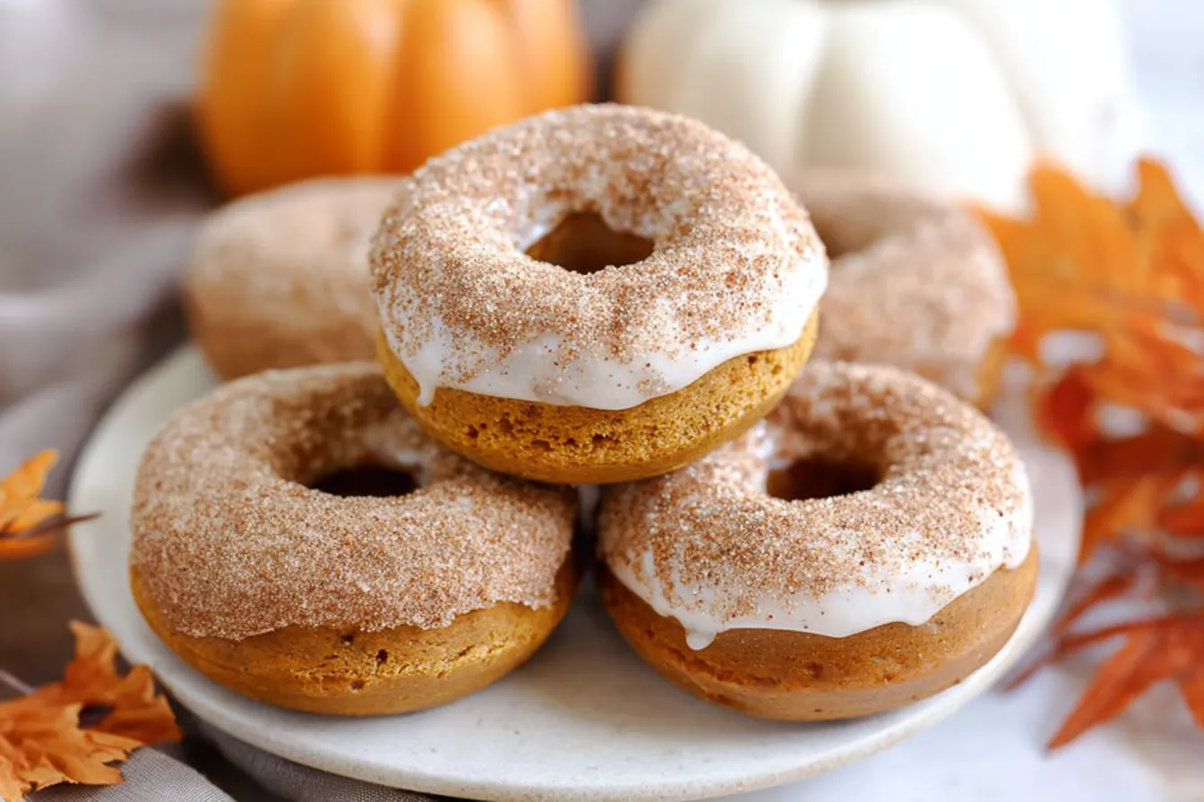 Easy Baked Pumpkin Spice Donuts