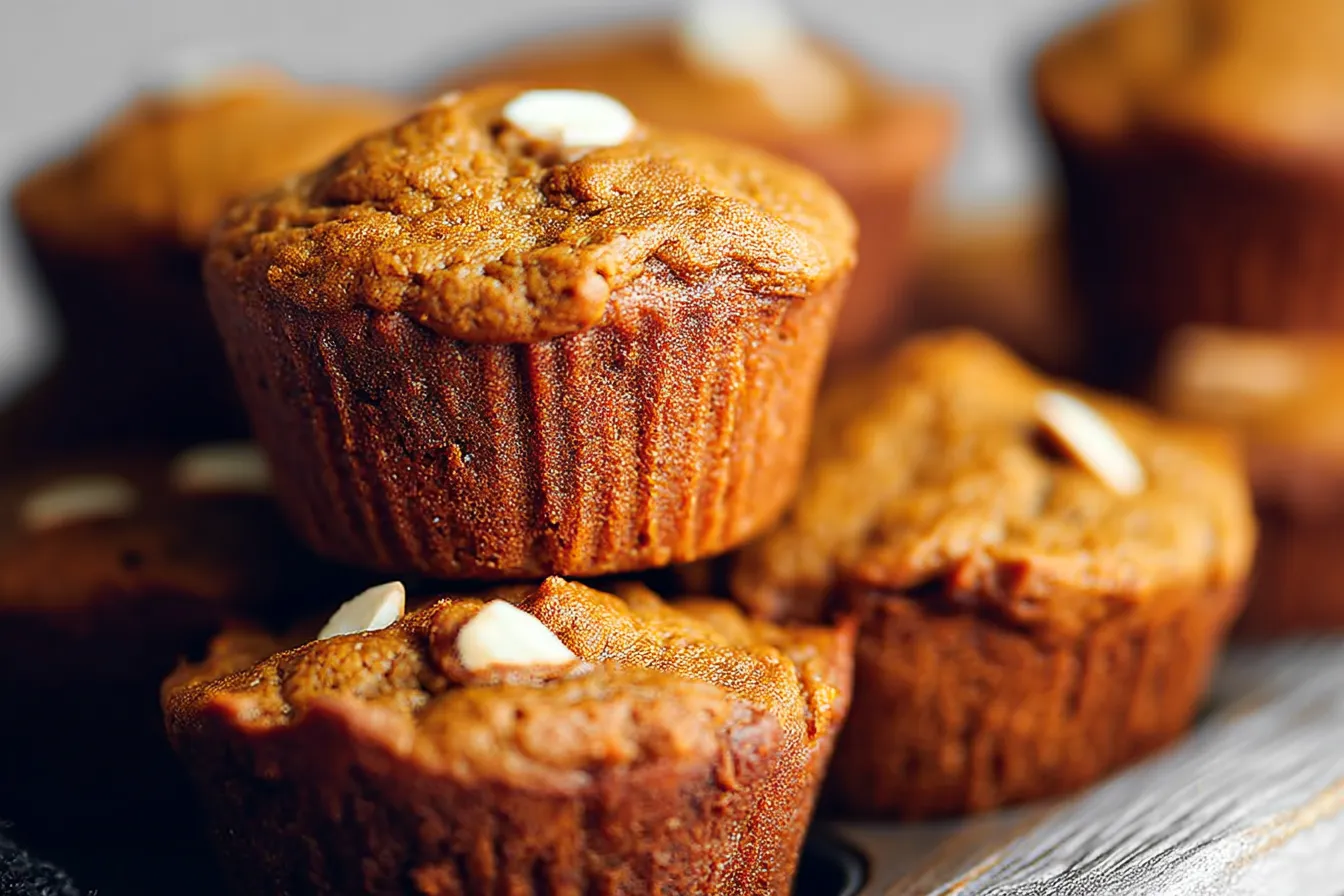Gluten Free Paleo Pumpkin Protein Muffins