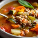 Ground Turkey Vegetable Soup
