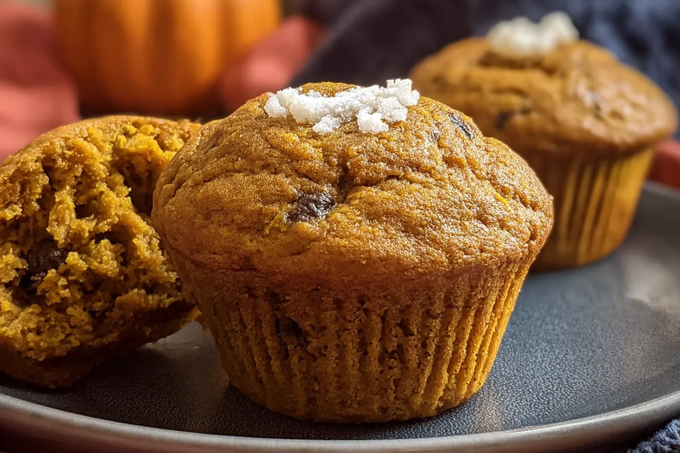 Healthy Greek Yogurt Pumpkin Muffins
