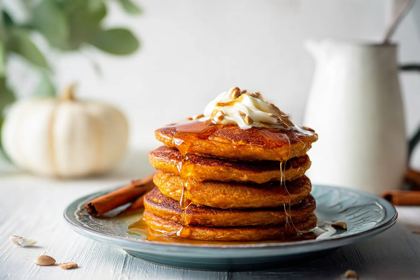 Oatmeal Pumpkin Pancakes