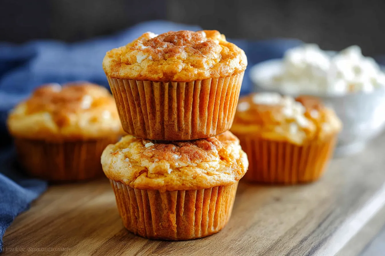 Pumpkin Cream Cheese Muffins