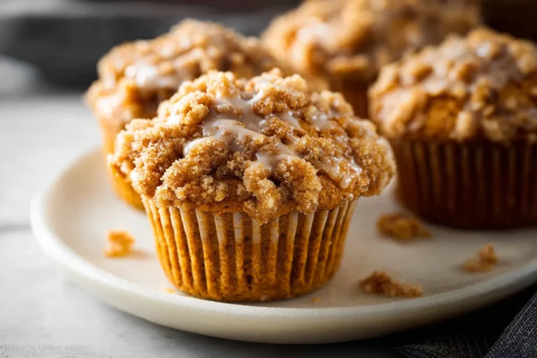 Pumpkin Crumb Cake Muffins