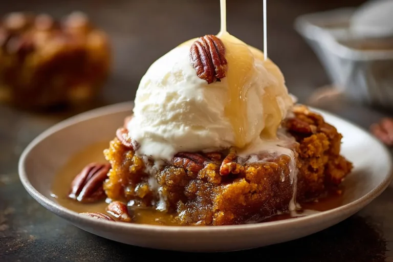 Pumpkin Pecan Cobbler