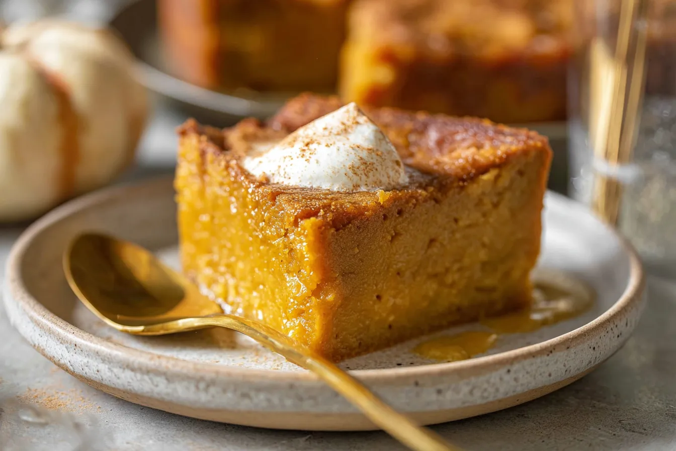 The Most Delicious Pumpkin Gooey Butter Cake
