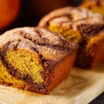 Cinnamon Swirl Pumpkin Bread Mini Loaves