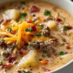 Easy Cheeseburger Soup