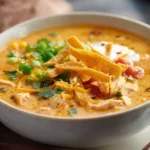 Easy Creamy Chicken Tortilla Soup Recipe