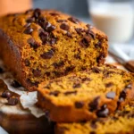 Moist Pumpkin Chocolate Chip Bread