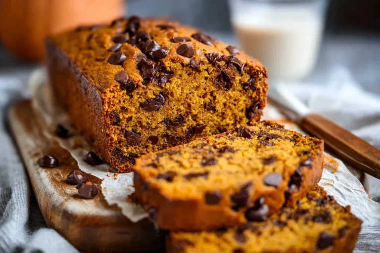 Moist Pumpkin Chocolate Chip Bread