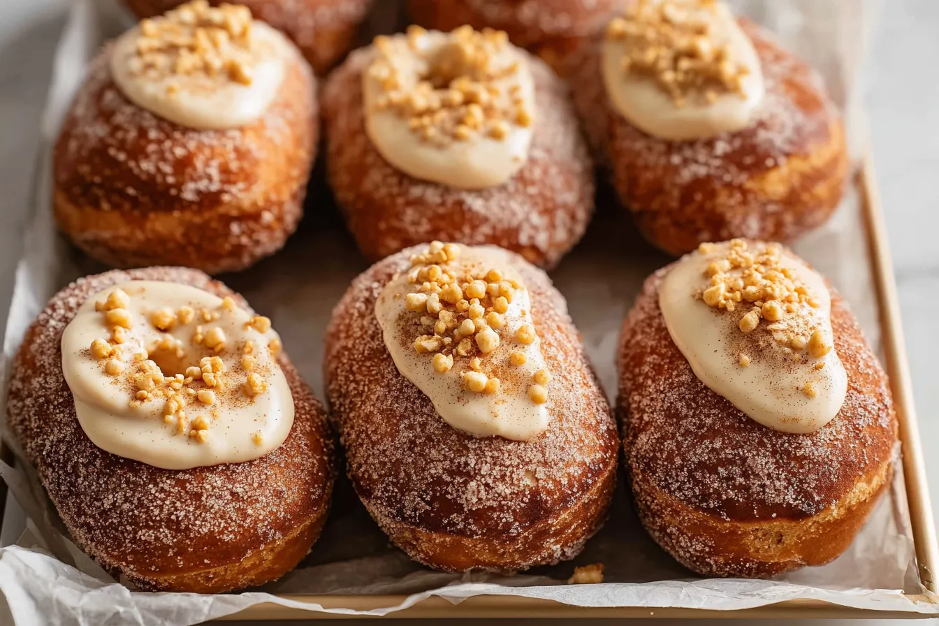Pumpkin Spice Cheesecake Doughnuts