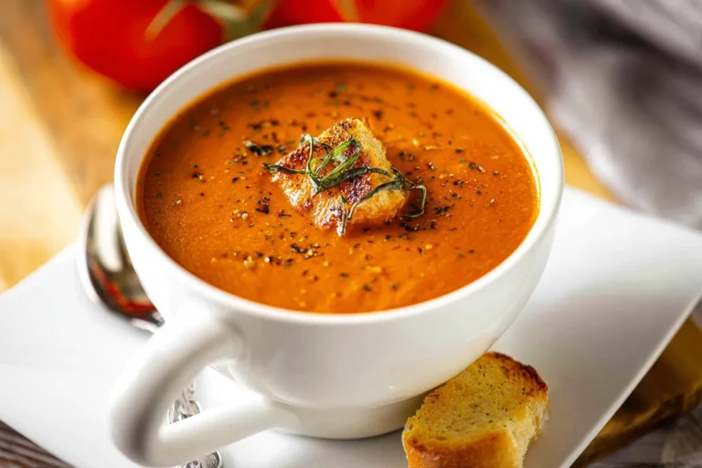 Roasted Tomato Basil Soup
