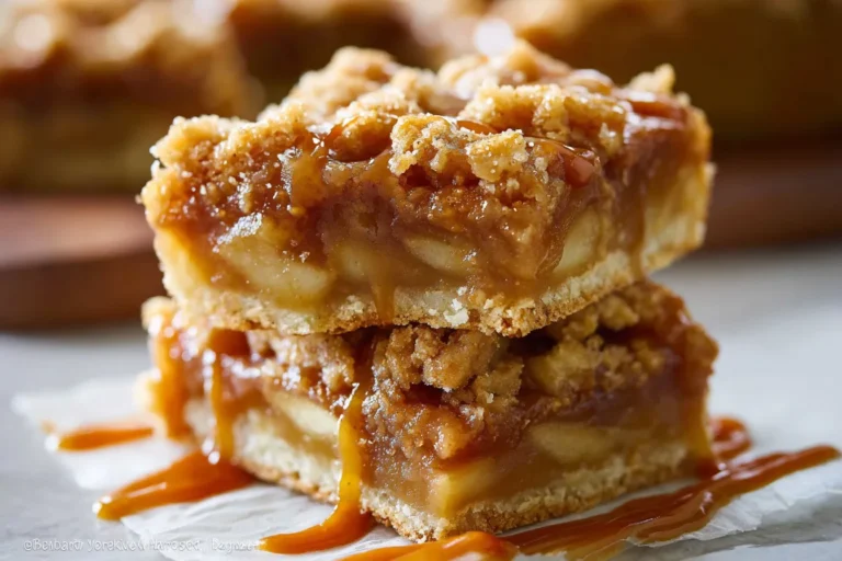 Salted Caramel Apple Pie Bars
