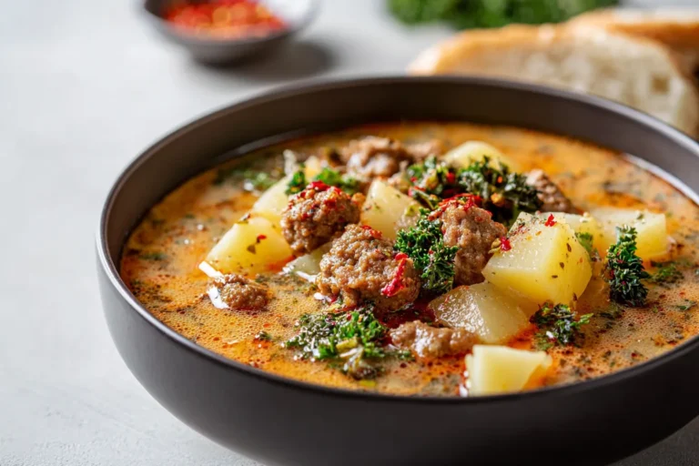 Spicy Sausage Potato Soup