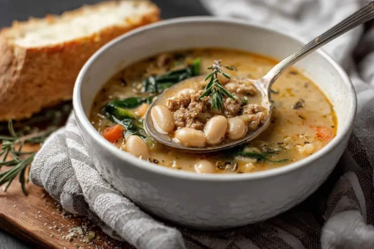 Authentic Tuscan White Bean Soup Recipe