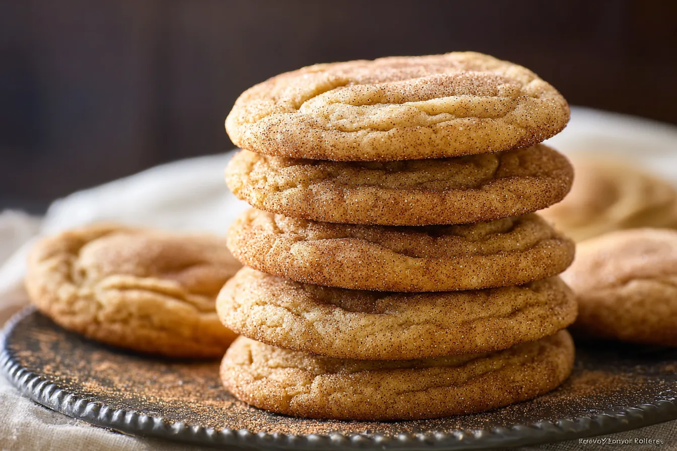 Brown Butter Maple Snickerdoodles