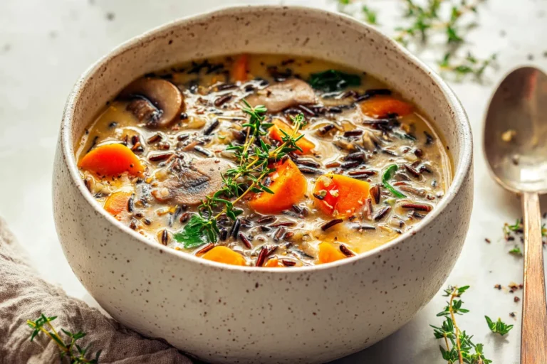 Easy Cozy Wild Rice Soup