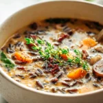 Easy Cozy Wild Rice Soup