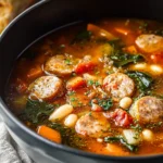 Easy One Pot Chicken Sausage Soup