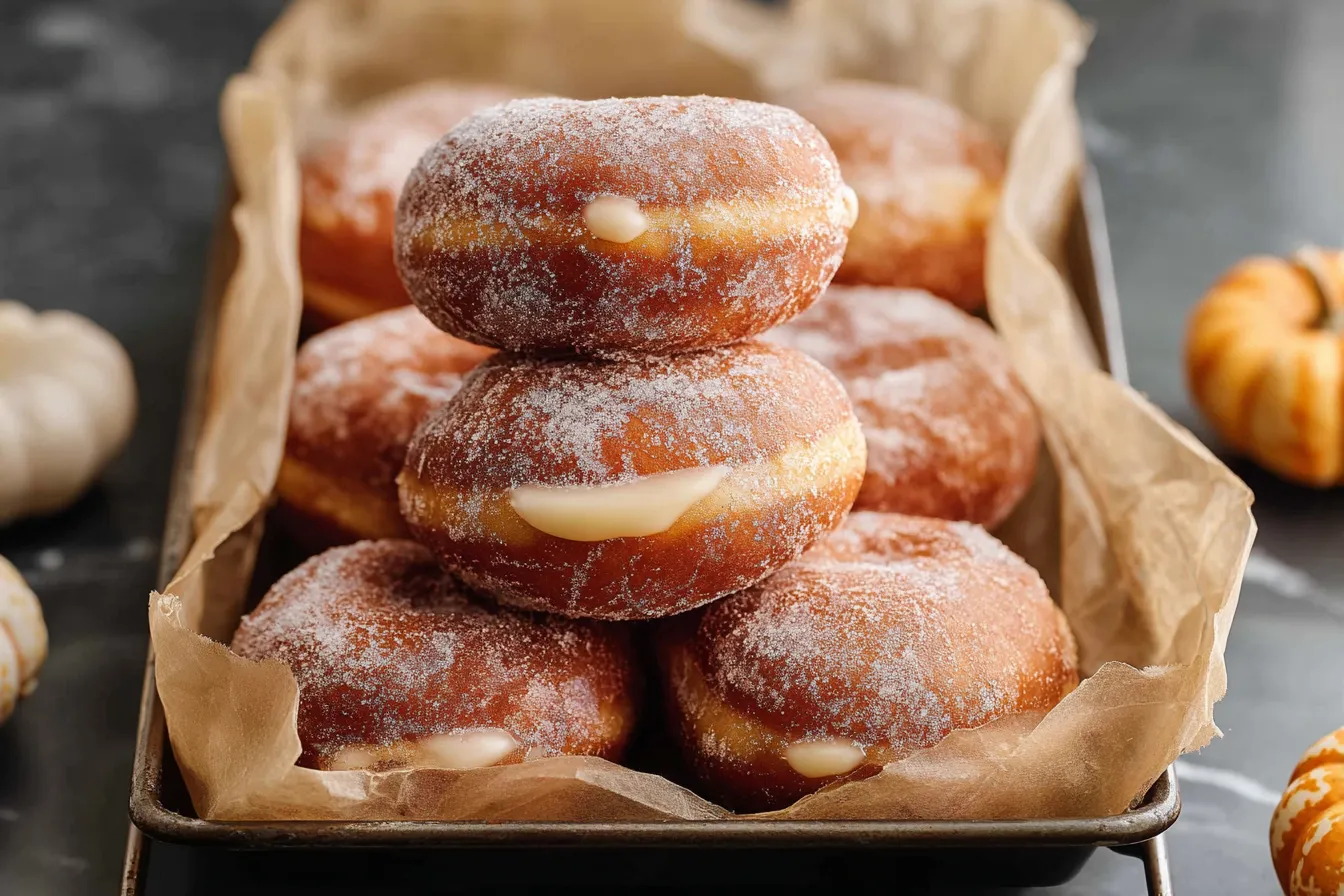 Easy Pumpkin Cheesecake Doughnuts