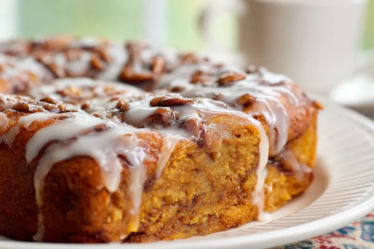 Easy Pumpkin Spice Honey Bun Cake