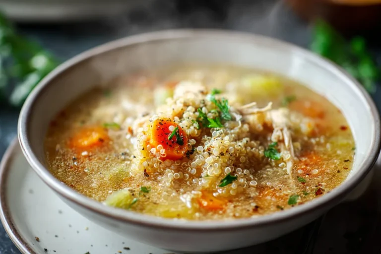 Healthy Chicken Quinoa Soup