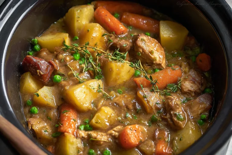 Hearty Slow Cooker Chicken Stew