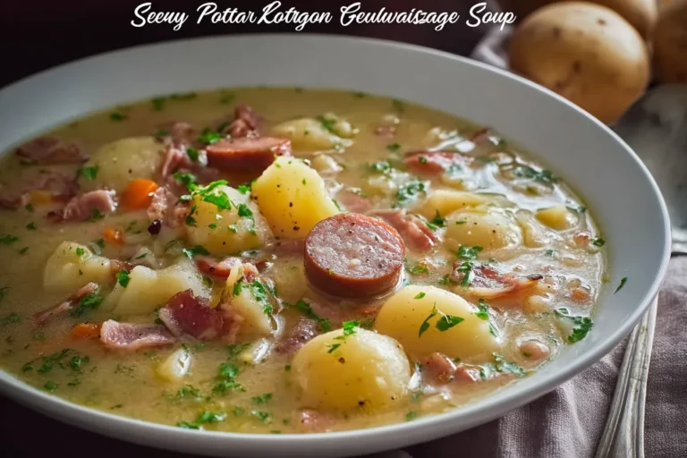 Hearty Slow Cooker German Potato Soup