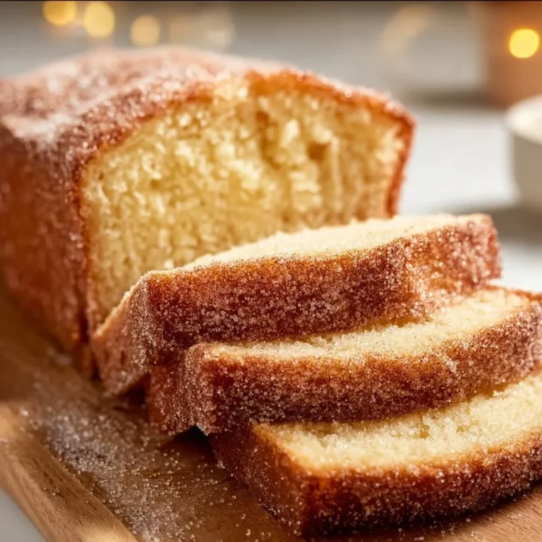Sliced cinnamon sugar donut bread topped with cinnamon sugar mixture.