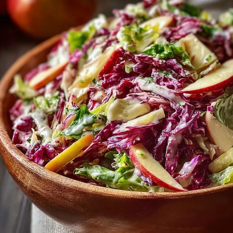 Cranberry Apple Coleslaw with crunchy cabbage and sweet cranberries