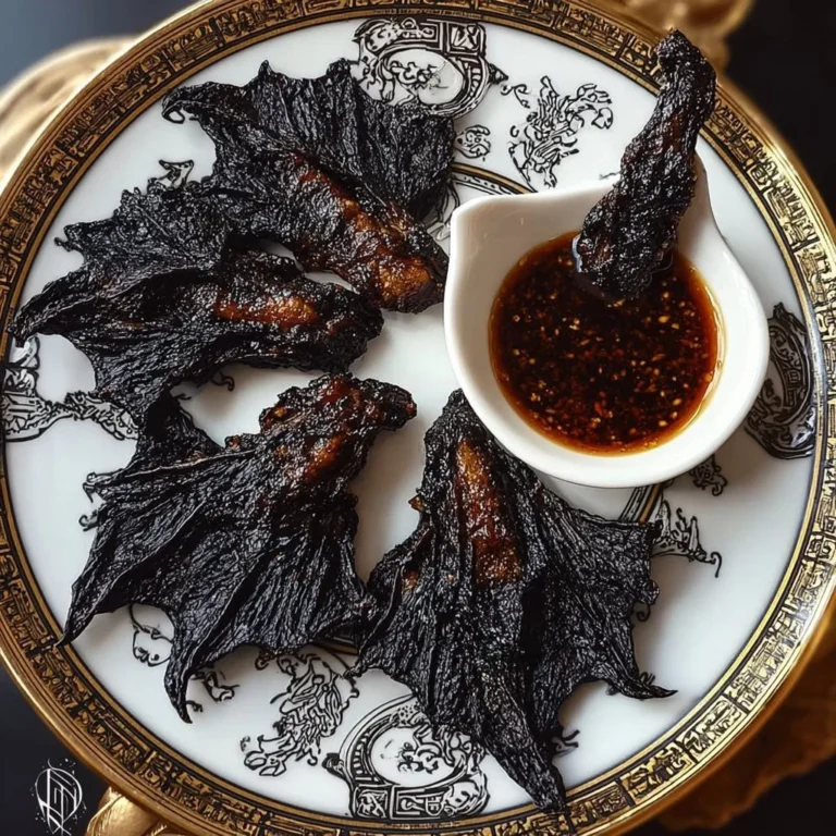 Crispy deep-fried savory bat wings served on a platter