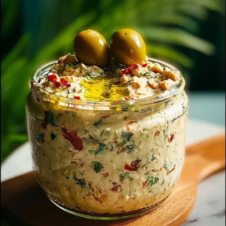 Delicious Olive Dip, perfect for olive lovers, served in a bowl with breadsticks.
