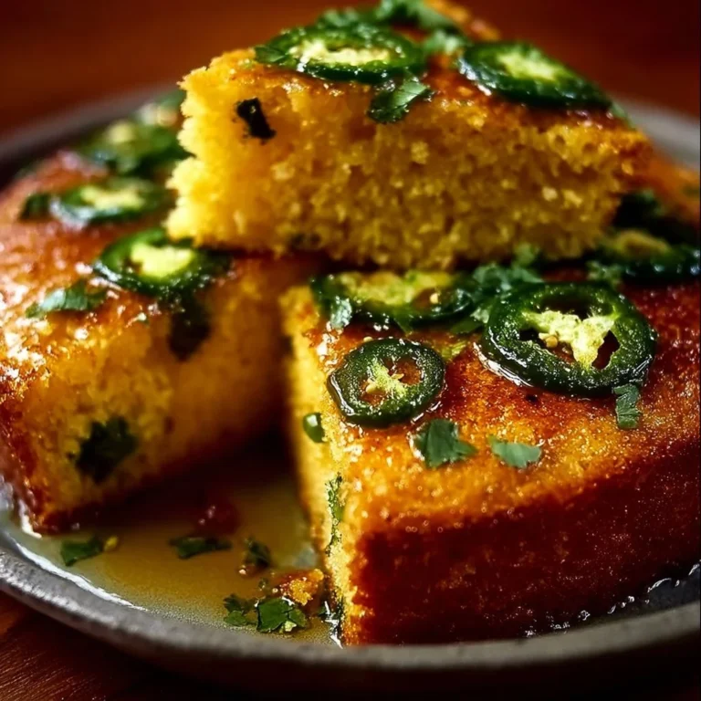 Spicy sweet jalapeño cornbread with lime for a flavorful twist