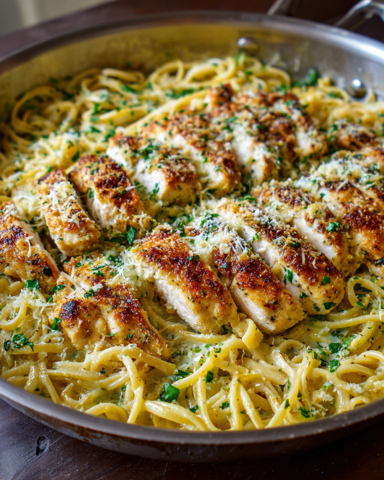 Easy Garlic Parmesan Chicken Pasta Recipe for a Healthy Dinner