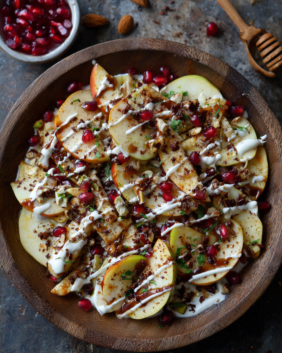 Healthy Snack for Kids - Apple Nachos