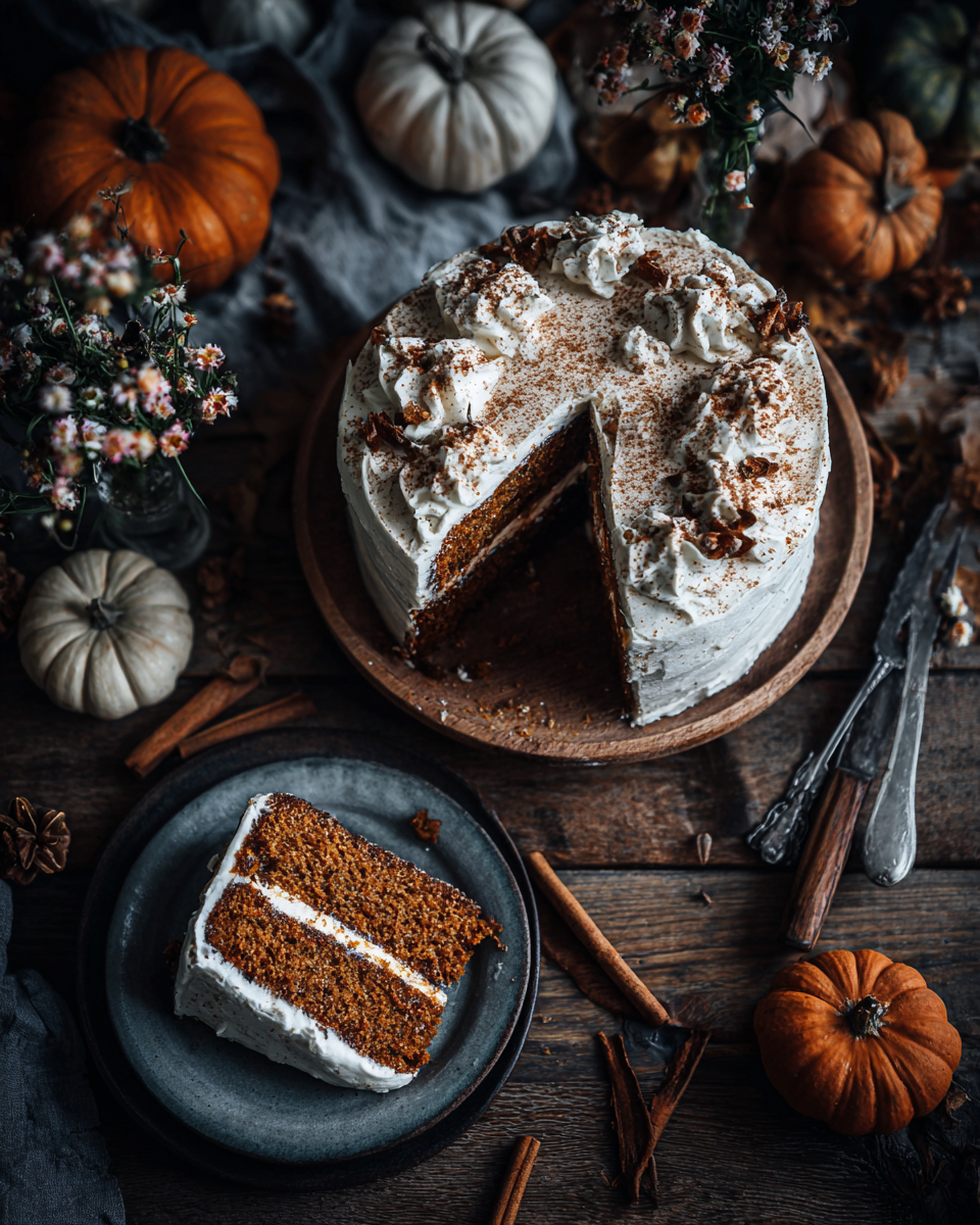 Vegan Pumpkin Spice Cake