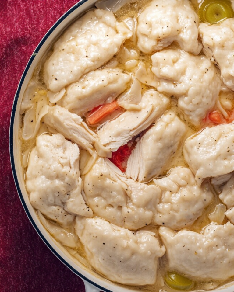 Easy Chicken and Dumplings with Biscuits