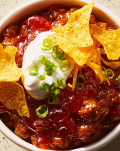 Slow Cooker Beef Chili Recipe
