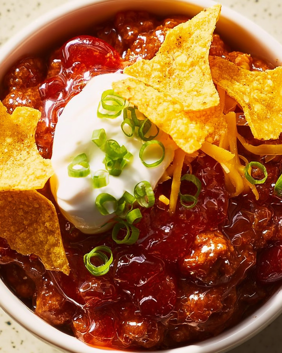 Slow Cooker Beef Chili Recipe