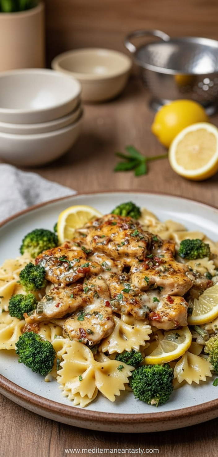 cowboy-butter-lemon-bowtie-chicken-pasta-with-broccoli-for-dinner_feature