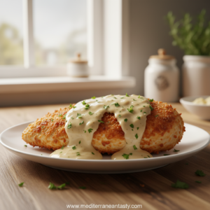 crispy-parmesan-chicken-with-a-rich-garlic-sauce---easy-dinner-idea---delectable-meal_feature