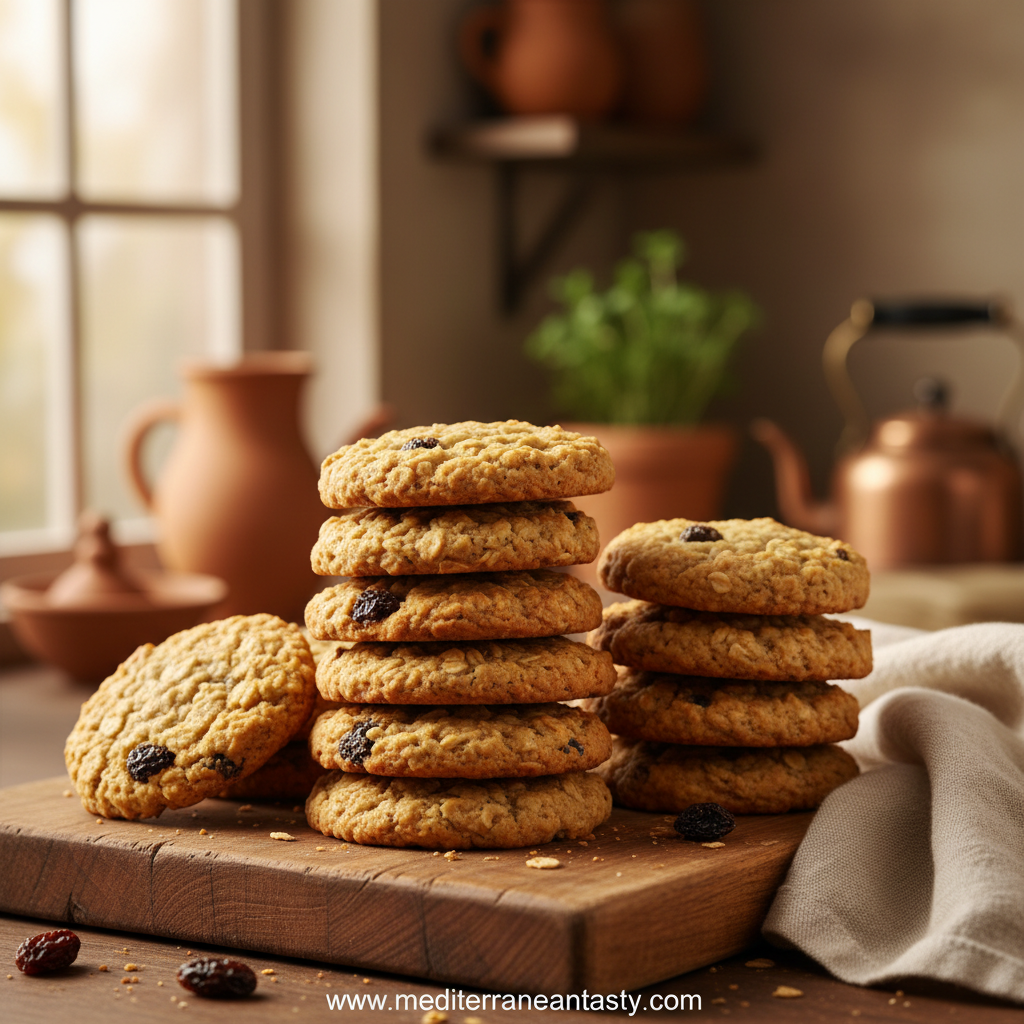 The best oatmeal cookies on a plate