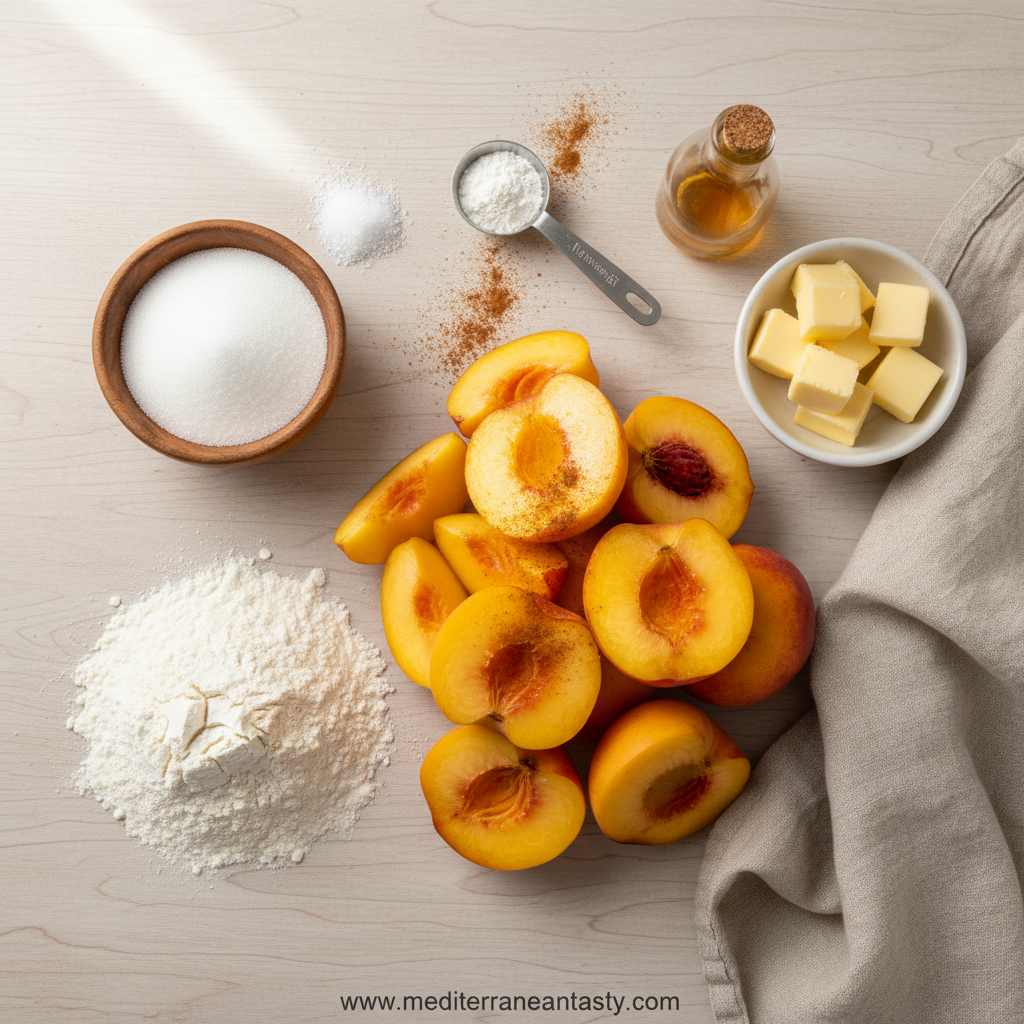 Peach Cobbler Ingredients